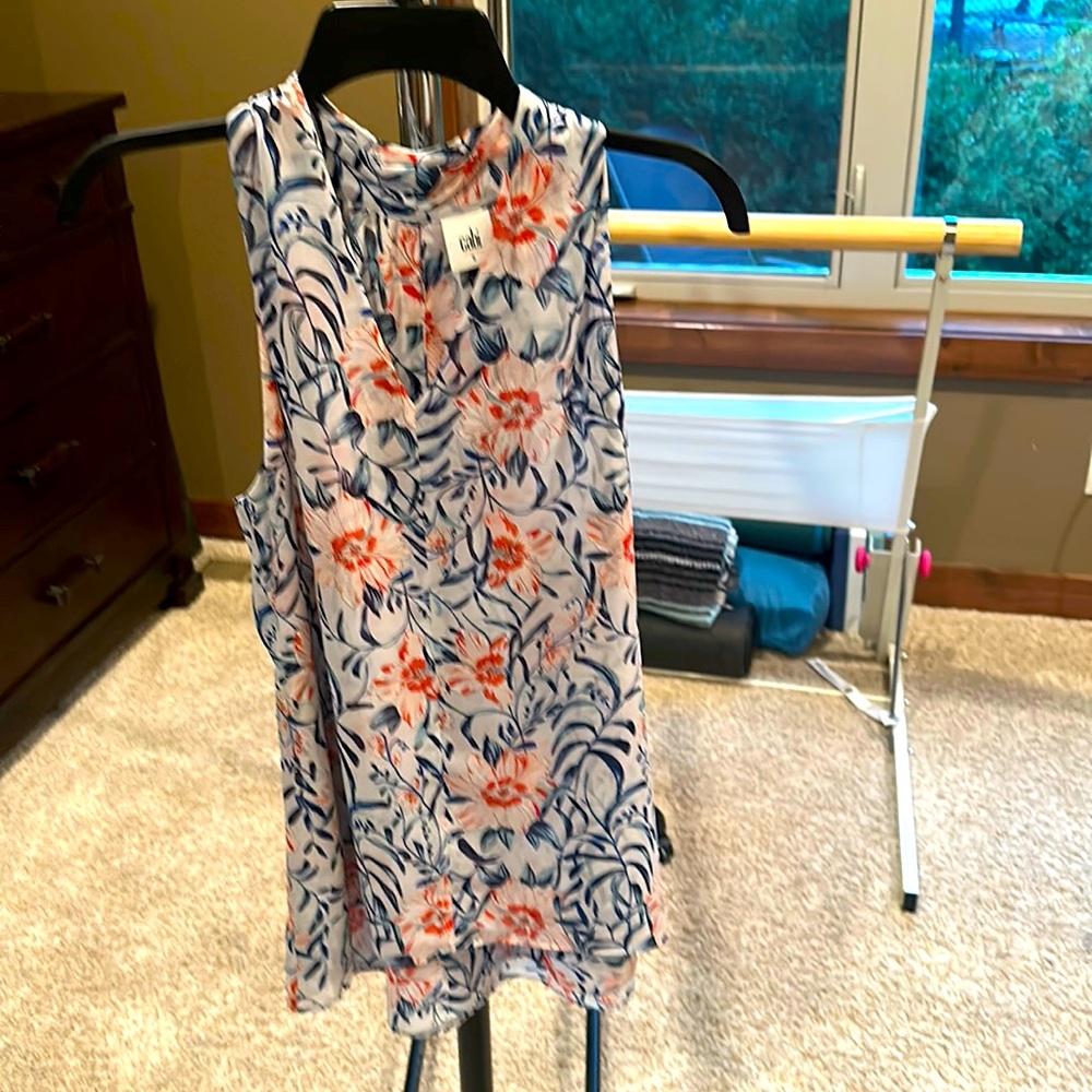 CAbi floral tank top